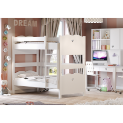 Casakids Feel Κουκέτα Μετατρεπόμενη με Αποσπώμενη Σκάλα για στρώματα 90  Χ 190/200εκ