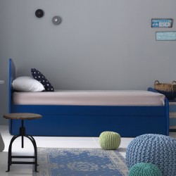 Κρεβάτι YOGA - Ξύλο / MDF με καπλαμά - 2070Μx105Πx111Υ για στρώμα  90 Χ 200εκ