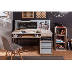 Γραφείο TR-1101-1102 - Μέταλλο  / Μελαμίνη - 114Μx64Πx116Υ