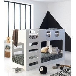 Κουκέτα Boxy - Ξύλο / MDF με καπλαμά - 210Μx97Πx130Υ