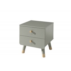 Κομοδίνο ξύλινο Billy λαδί - MDF + Ξύλο πεύκου - 40Μx36Πx40Υ