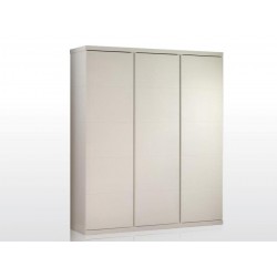 Ντουλάπα ξύλινη 3 φύλλα Lara - MDF + Ξύλο πεύκου - 166Μx57Πx204Υ