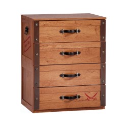 Παιδική συρταριέρα KS-1201 - Μελαμίνη - 66Μx48Πx82Υ