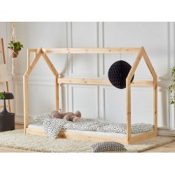 Παιδικό κρεβάτι σπιτάκι  House bed 200 - Πεύκο - 97Μx206Πx150Υ