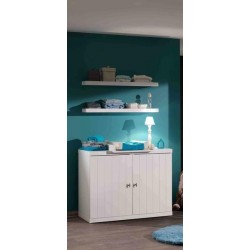 Συρταριέρα ξύλινη Robin - MDF + Ξύλο πεύκου - 110Μx57Πx90Υ