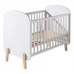 Βρεφική Κούνια Kiddy - MDF + Ξύλο πεύκου - 128Μx68Πx94Υ