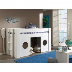 Υπερυψωμένο Housebed Freya - MDF /λάκα - 120Μx213Πx96Υ